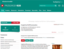 Tablet Screenshot of cegielnia-hoffmanowska.przegrodyb2b.pl